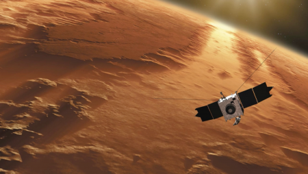 Sonda kosmiczna MAVEN na orbicie wokół Marsa