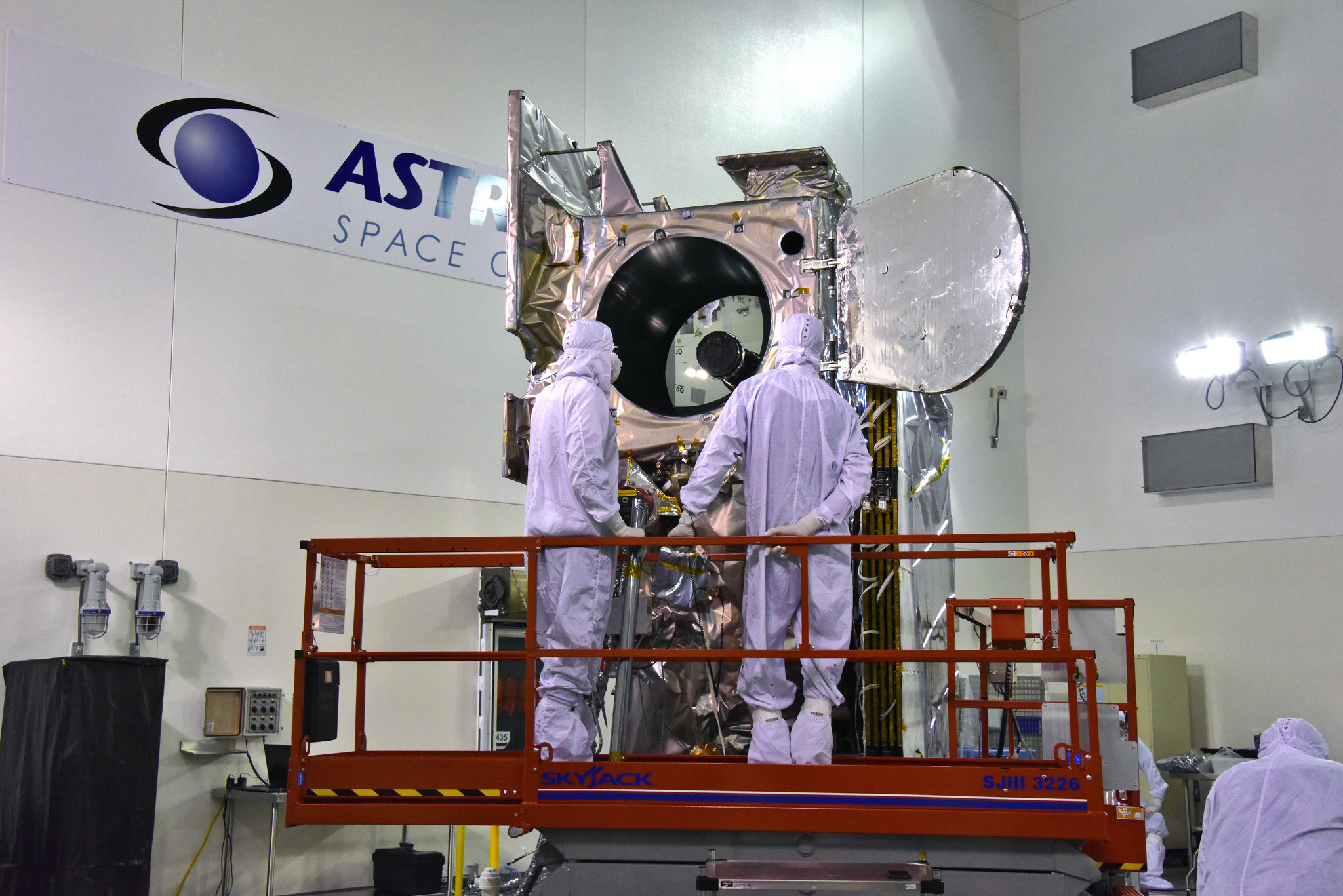 IceSat-2 podczas przygotowań do wystrzelenia. Fot. NASA